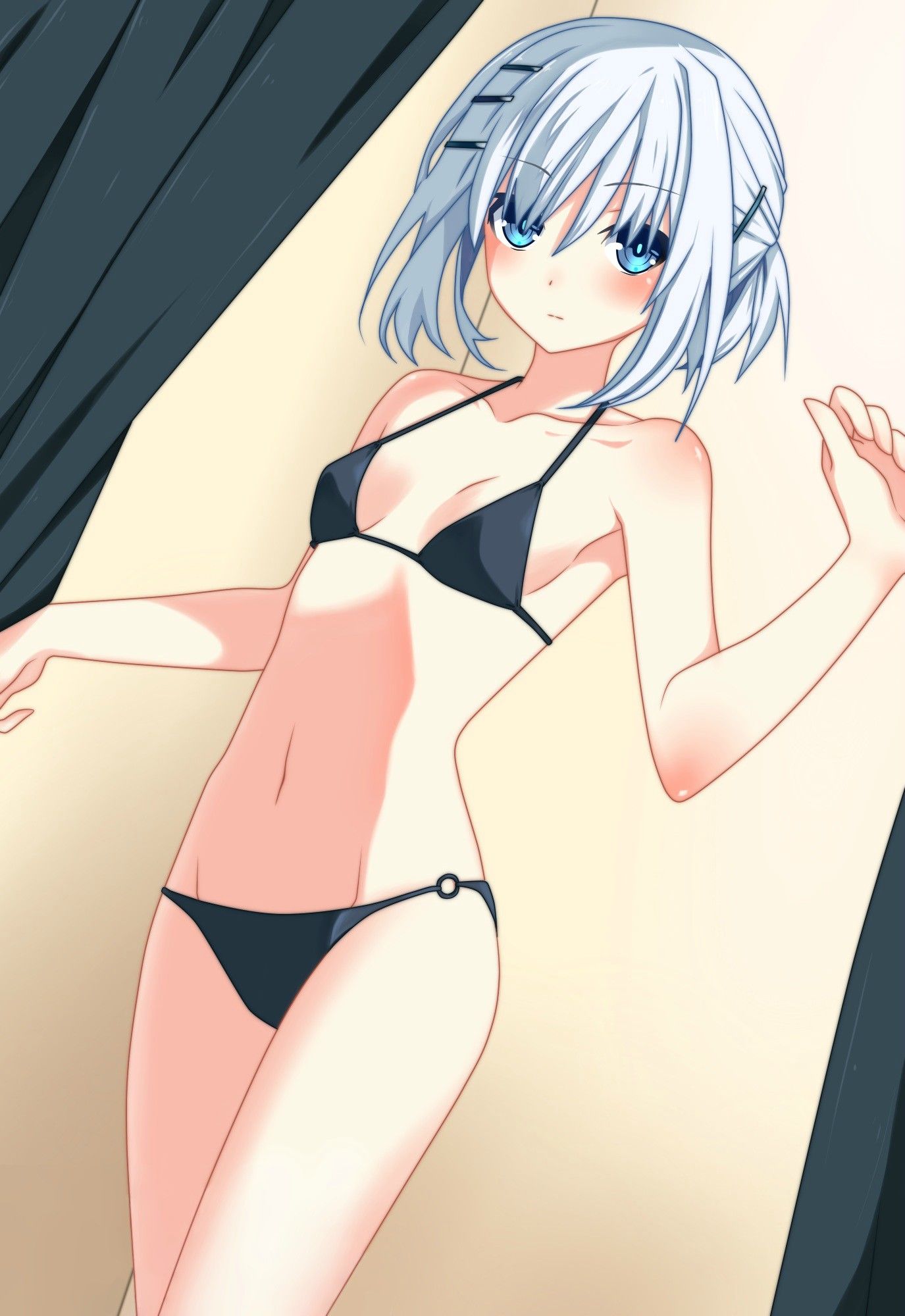 It is likely to be stuck in the lower body Mokori if the secondary girl in such an Ethetachi swimsuit is in the sea WW 4