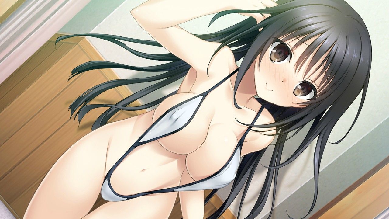 It is likely to be stuck in the lower body Mokori if the secondary girl in such an Ethetachi swimsuit is in the sea WW 5