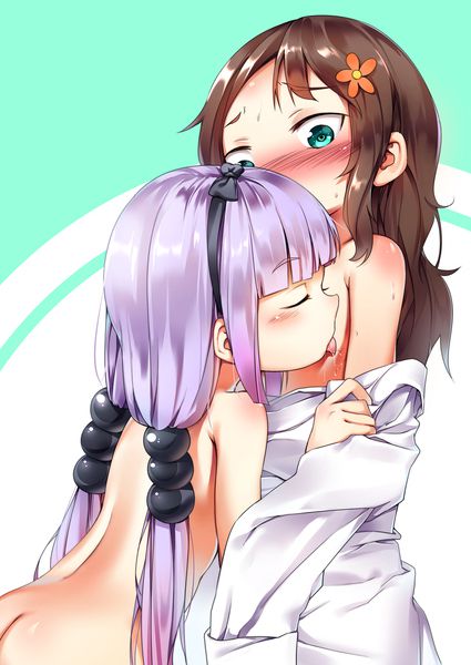 Yurikawa Riko and Kanna kamui Yuri/lesbian erotic image [Miss Kobayashi's Dragon Maid] 9