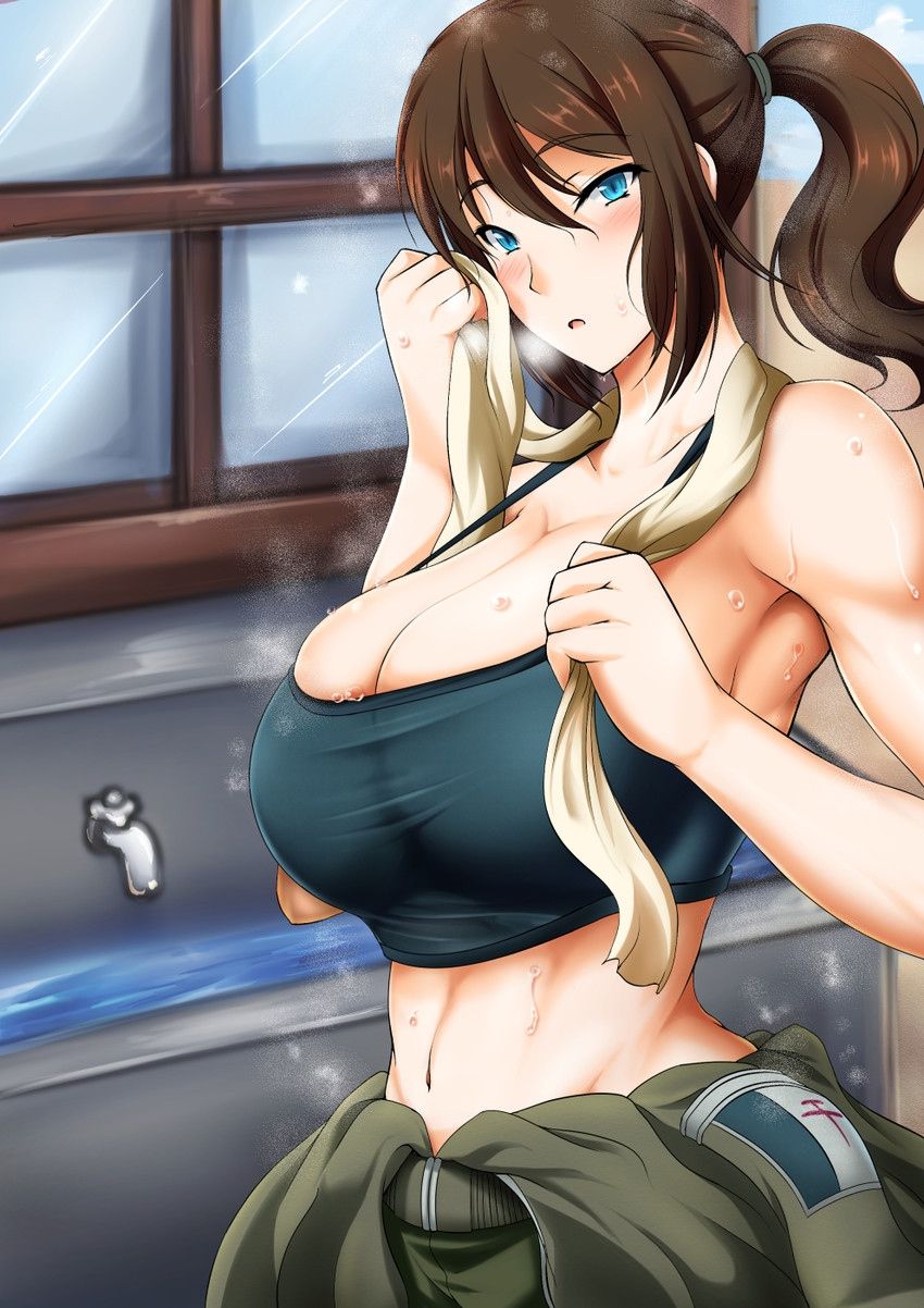 [Sweaty] secondary girl wiped the sweat, I was kunkakuka the towel! 13