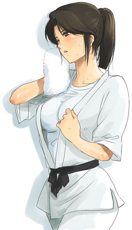 [Sweaty] secondary girl wiped the sweat, I was kunkakuka the towel! 4