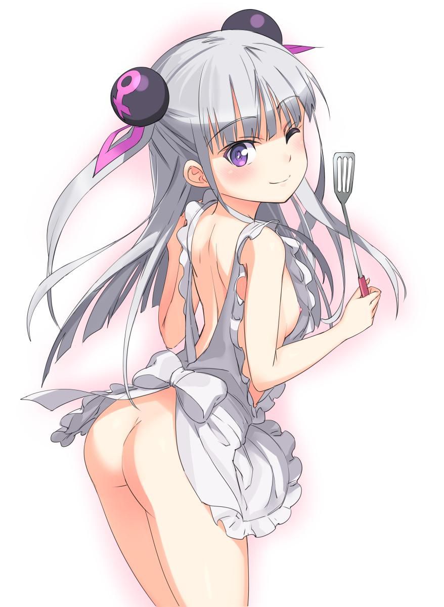 Naked Ephrolla erotic image that will become without enough even if you do not cook the cohabitation of Loli girl naked apron figure! 15