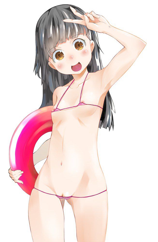 [Lori Micro Bikini] Though it is not supposed to be naughty dressed in the girl's Microbikini Loli, non-erotic images that would seem to etch too much cloth area! 12