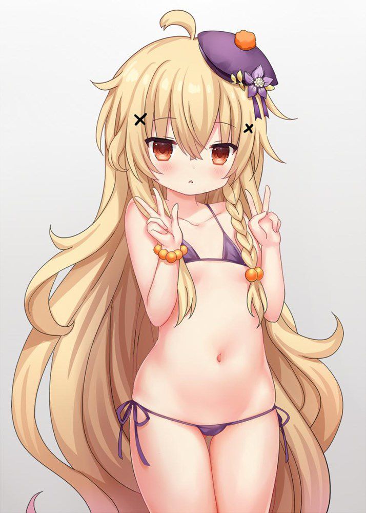 [Lori Micro Bikini] Though it is not supposed to be naughty dressed in the girl's Microbikini Loli, non-erotic images that would seem to etch too much cloth area! 24