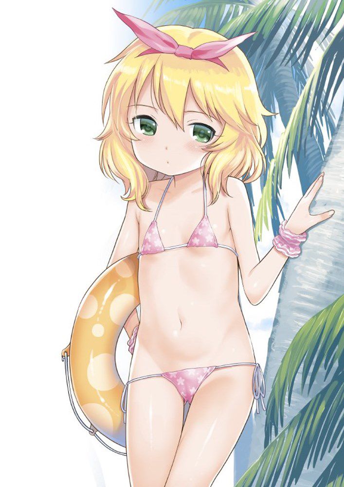 [Lori Micro Bikini] Though it is not supposed to be naughty dressed in the girl's Microbikini Loli, non-erotic images that would seem to etch too much cloth area! 33