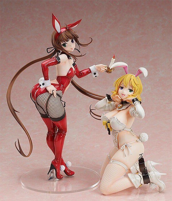 "Senran Kagura" Adult figure who takes off the erotic bunny of both sides and shows the nipple of the petanko full 10
