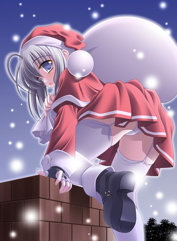 Lori Santa Erotic image you want to immediately under the cold sky as a present in the naughty figure of cute lolita Santas girl! 19