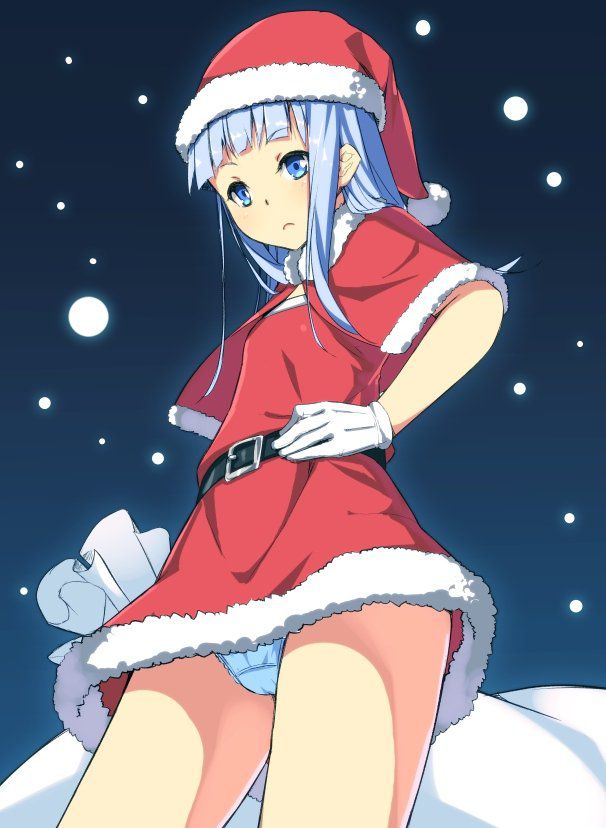 Lori Santa Erotic image you want to immediately under the cold sky as a present in the naughty figure of cute lolita Santas girl! 6