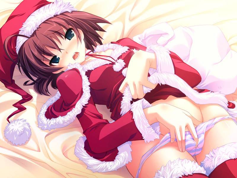 Lori Santa Erotic image you want to immediately under the cold sky as a present in the naughty figure of cute lolita Santas girl! 7