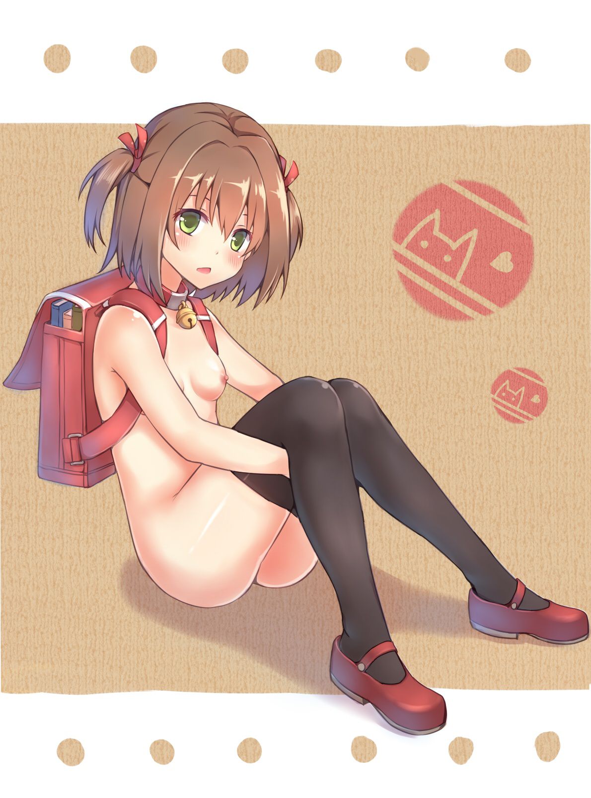 [Naked Landselloli] JS lolita erotic image of the Naked school bag figure to dispel the loneliness that women's elementary students can not watch the school attendance in the winter break! 39