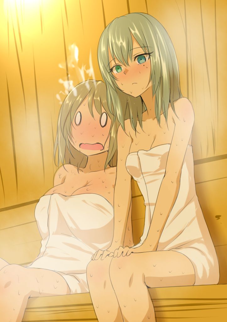 Grins a hefty sauna mania too! The image summary that a secondary daughter is sweating in the sauna 12