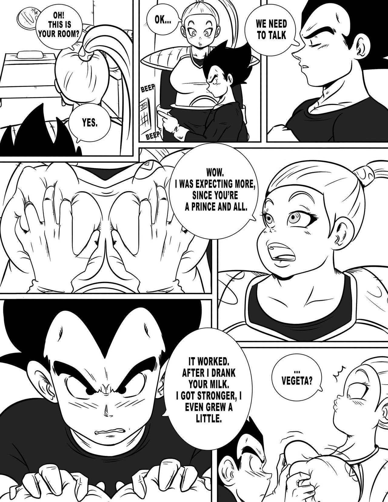 [Ukevegeta13] Enjoying Bonyu Boobies (Dragon Ball Z) [Ongoing] 13