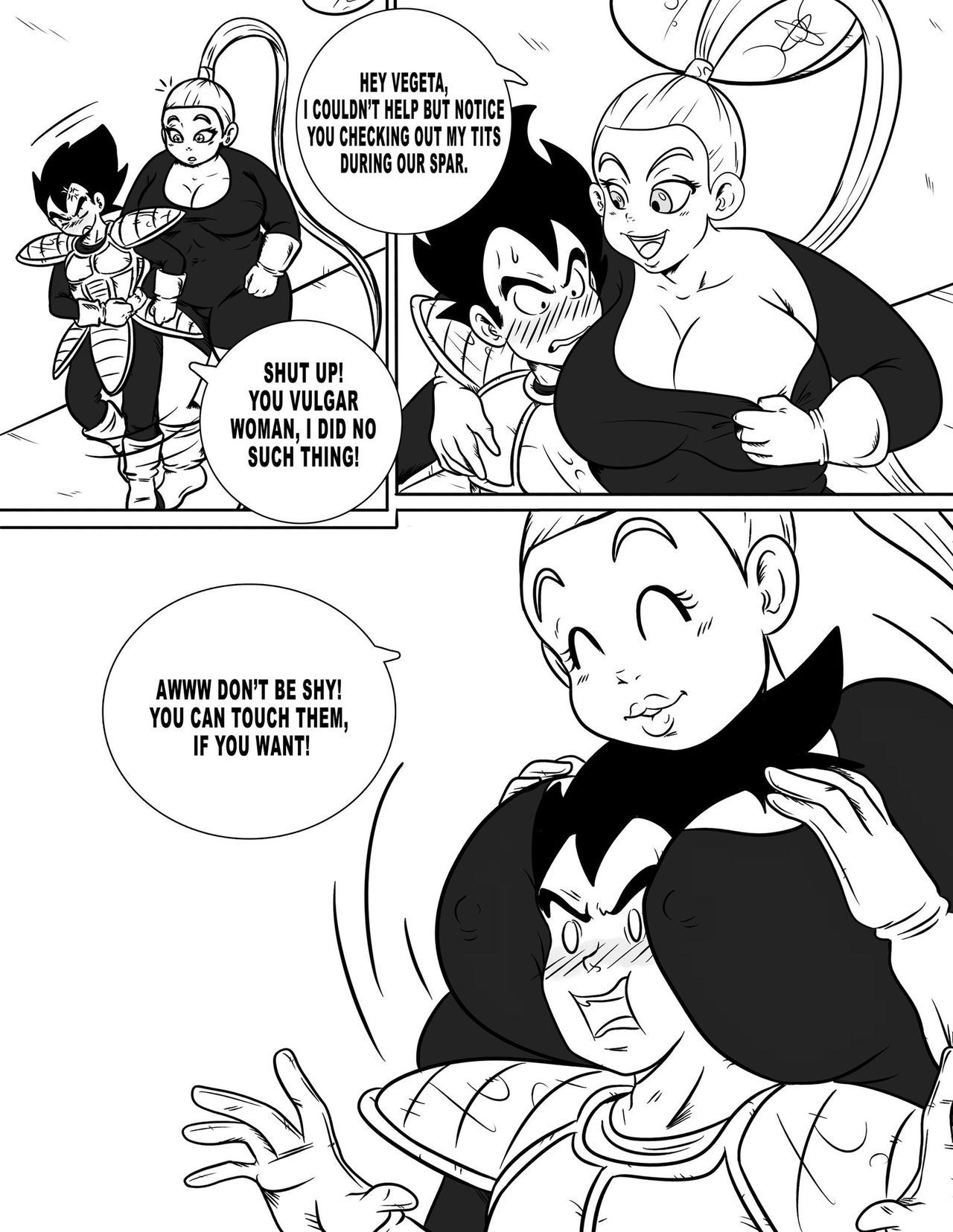 [Ukevegeta13] Enjoying Bonyu Boobies (Dragon Ball Z) [Ongoing] 3