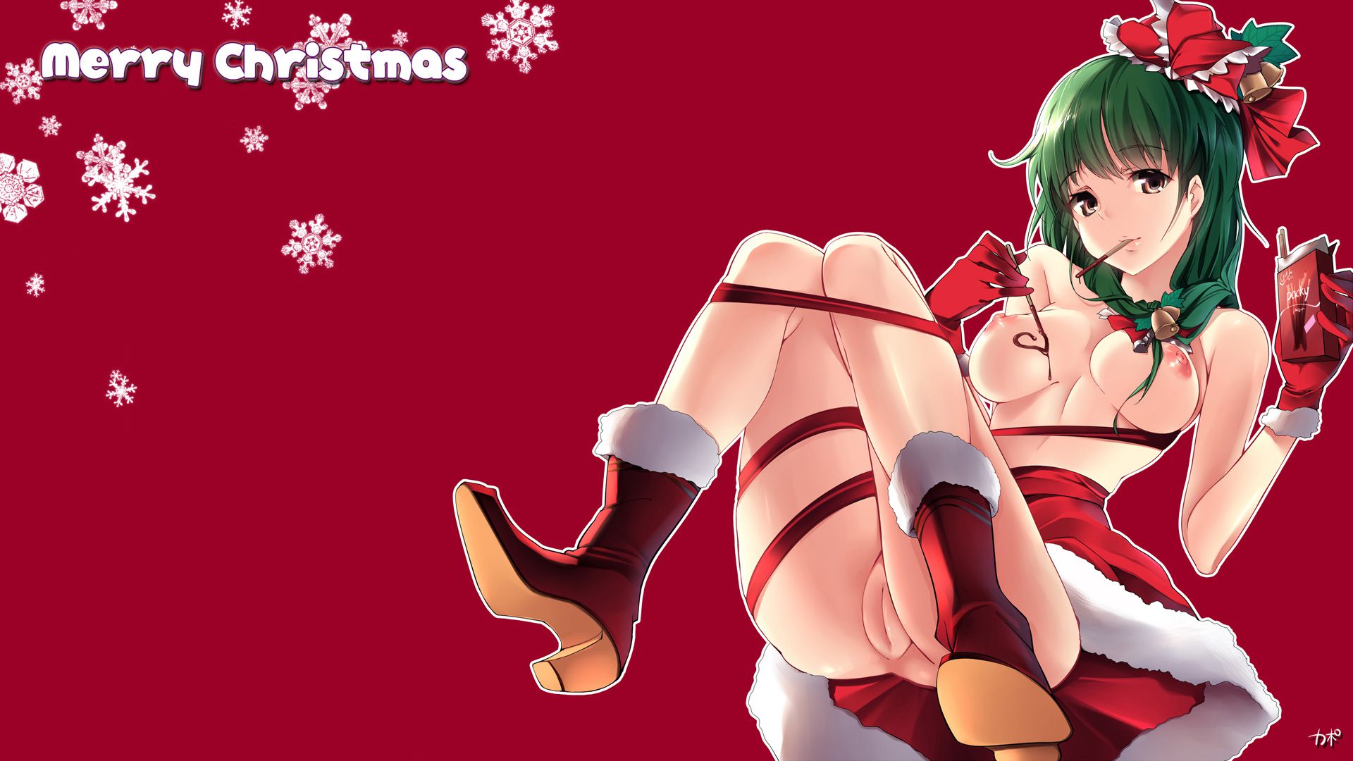 The secondary image of a girl in Santa Claus's costume 2 60 pieces [Ero/non-erotic] 15