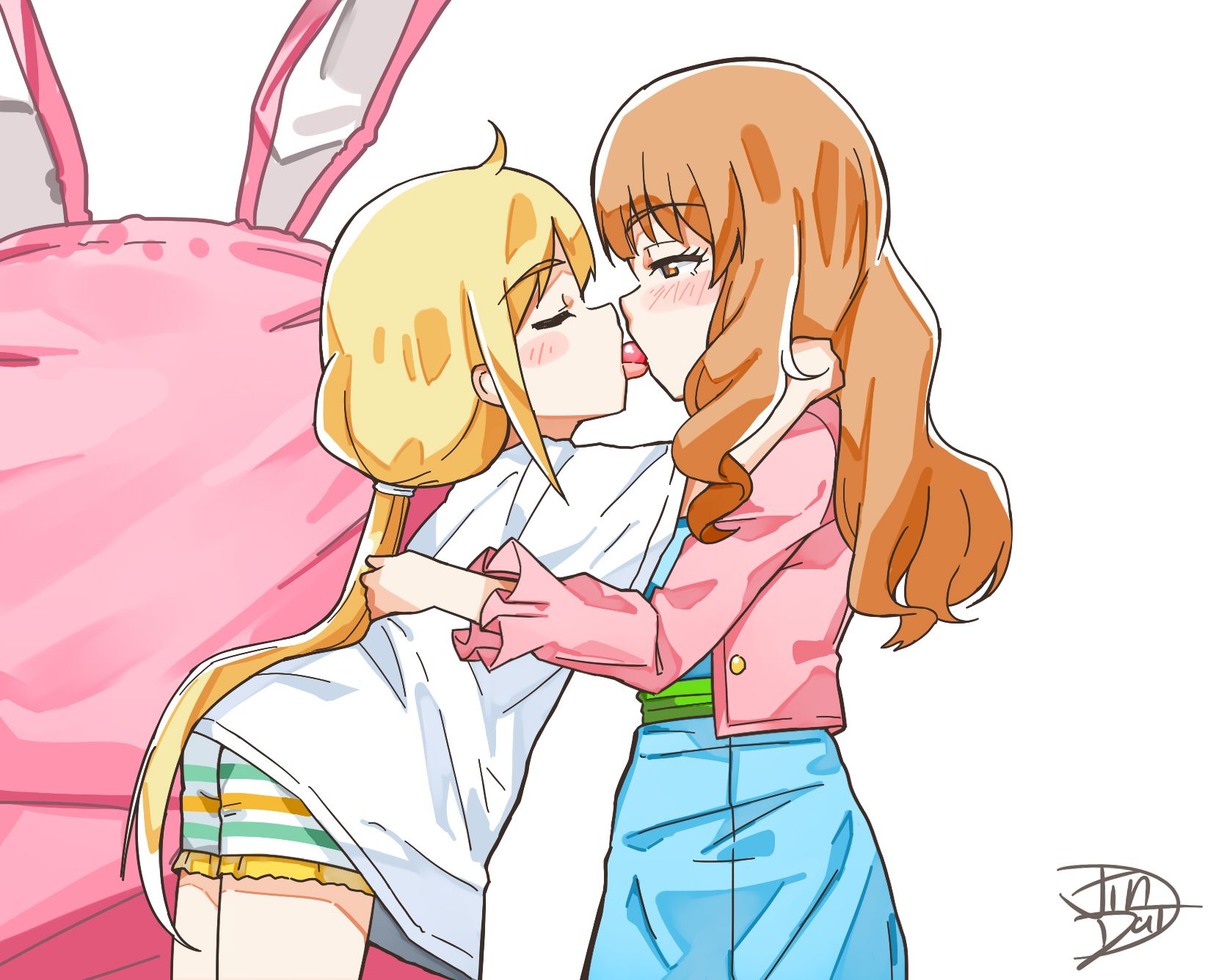 [Anko] The combination of the Futaba apricot and Moroboshi Kirari of Demamas is not a lily, but I want to look at something dignified! (With erotic) 42