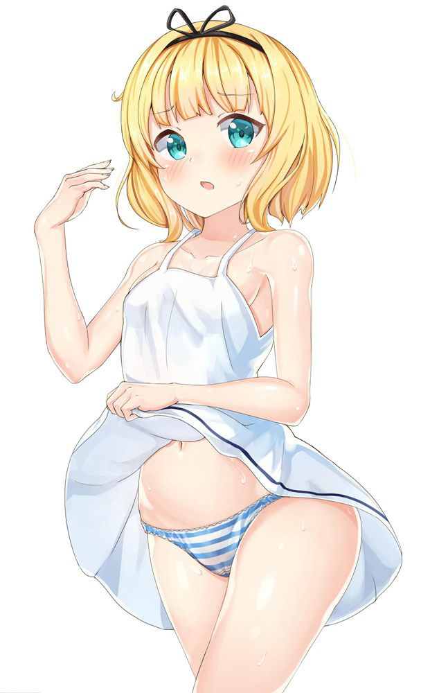 [Tuck up Lori] Cute loli girl is showing the secret space in the skirt tucked up cute loli tuck up pants show erotic images! 7