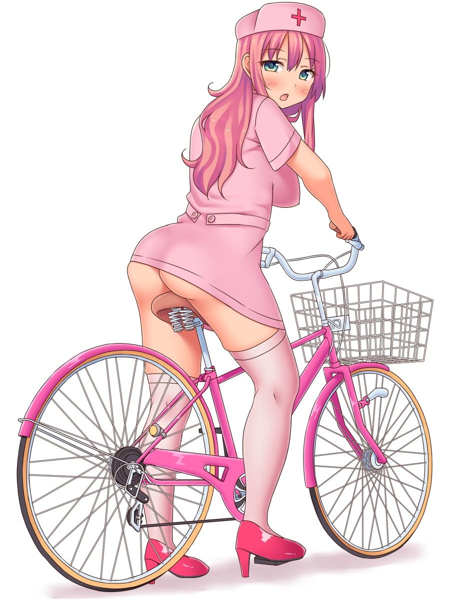 [Want to be saddle] erotic image of a girl riding a bicycle part3 15