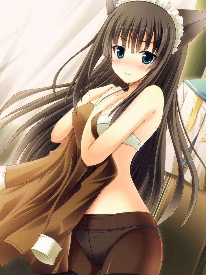 Two-dimensional Keomo to pat the ear, I want to obedience cute girl small erotic image summary 47 sheets 44