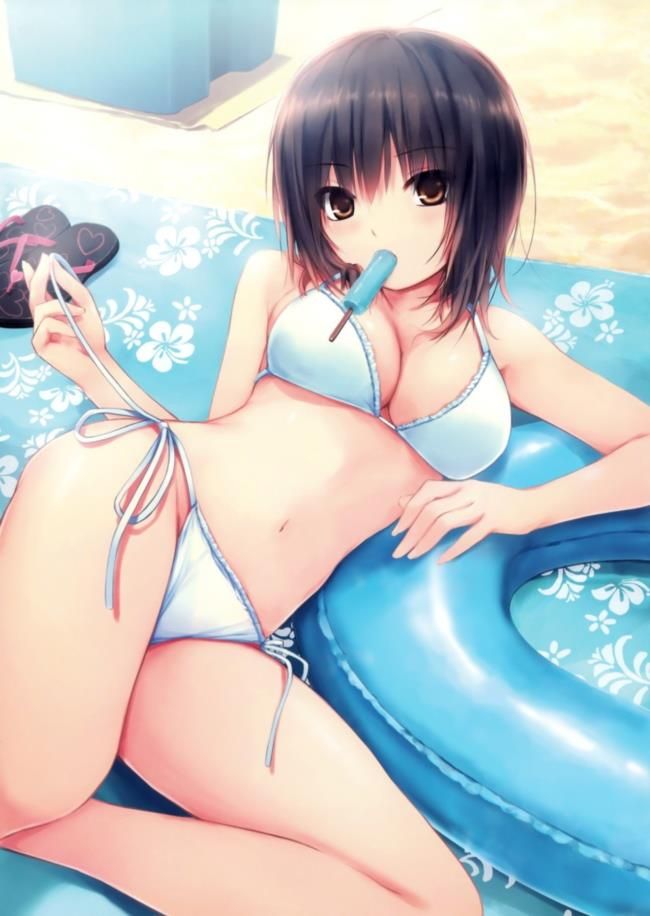 I collected erotic pictures of swimsuit 11