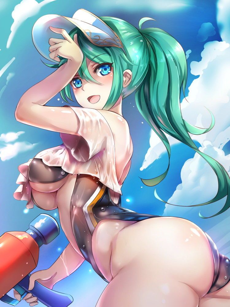 I collected erotic pictures of swimsuit 4