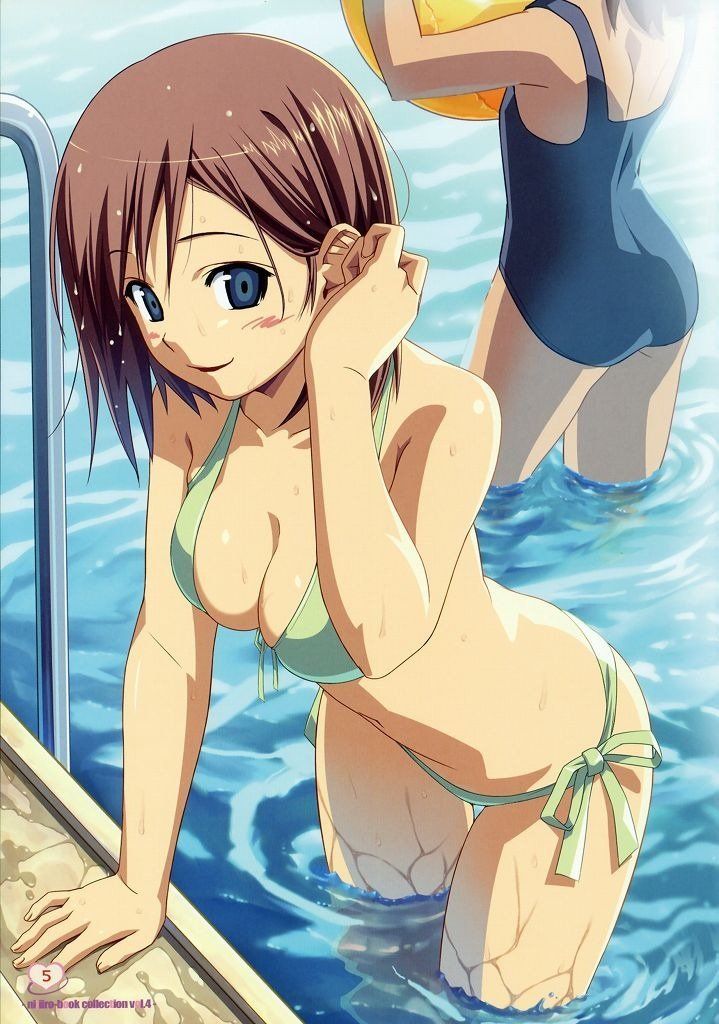 I collected erotic pictures of swimsuit 5