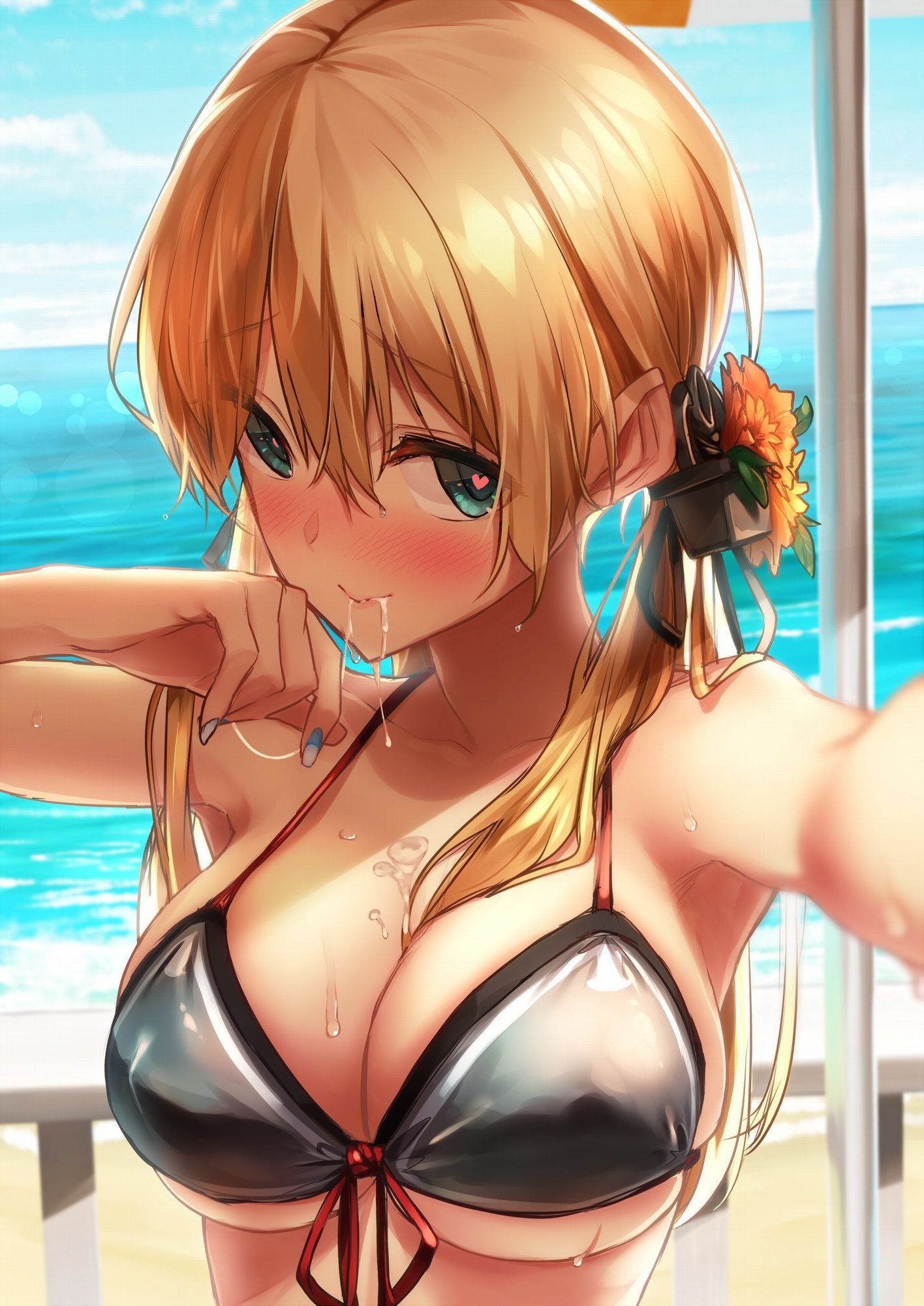 I collected erotic pictures of swimsuit 6