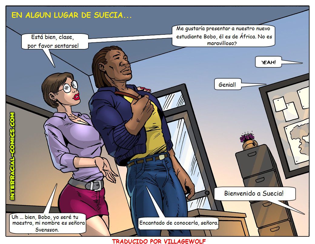 [Interracial-Comics] Welcome to Sweden[Spanish] 2