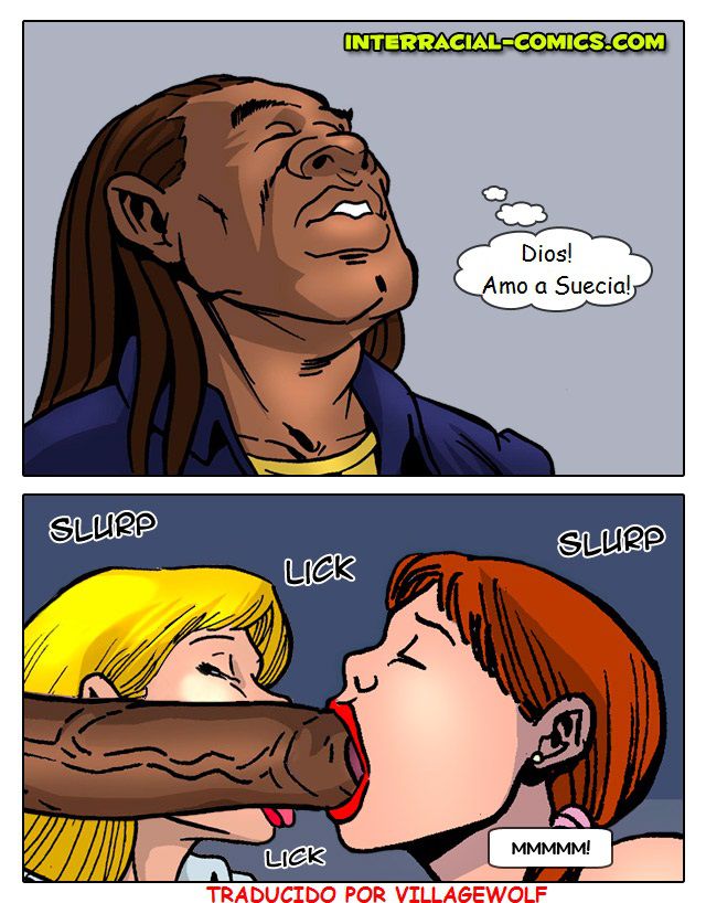 [Interracial-Comics] Welcome to Sweden[Spanish] 8