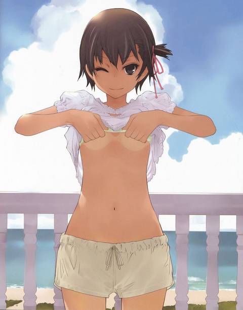 [Secondary erotic image] The girl is also enough etch to dressed in a summer-ish open 30