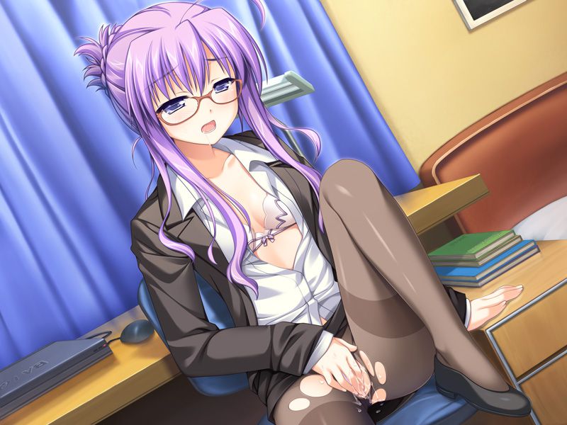 Two-dimensional serious intelligent glasses Daughter is the most cute small erotic image Summary 40 sheets 19