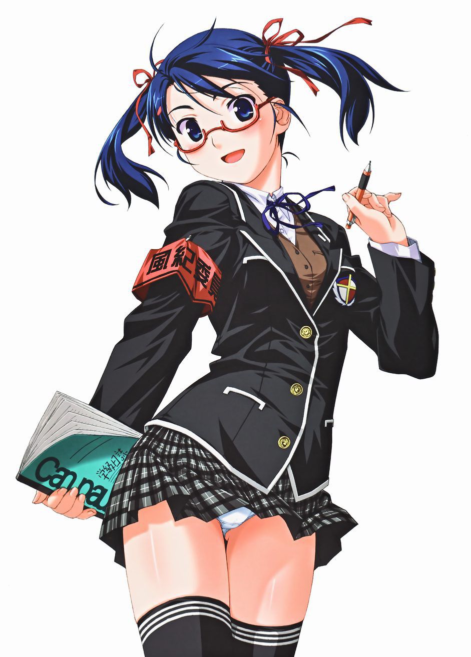 Two-dimensional serious intelligent glasses Daughter is the most cute small erotic image Summary 40 sheets 36