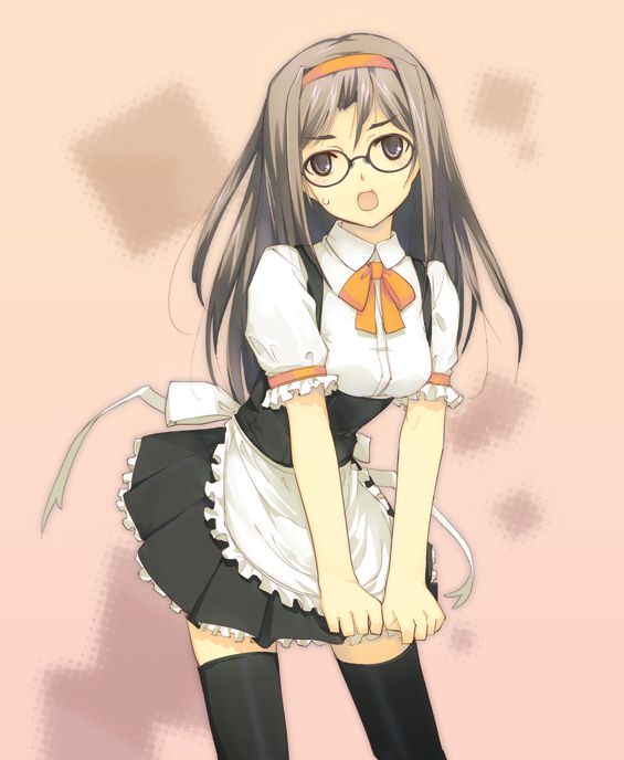 Two-dimensional serious intelligent glasses Daughter is the most cute small erotic image Summary 40 sheets 4