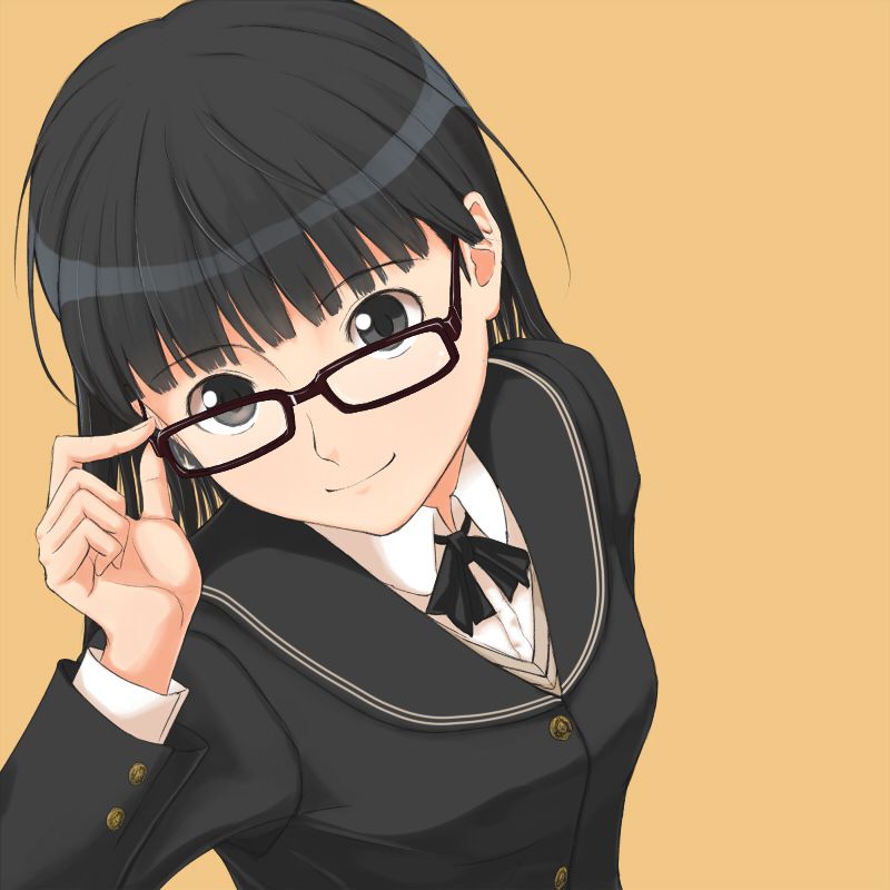 Two-dimensional serious intelligent glasses Daughter is the most cute small erotic image Summary 40 sheets 7