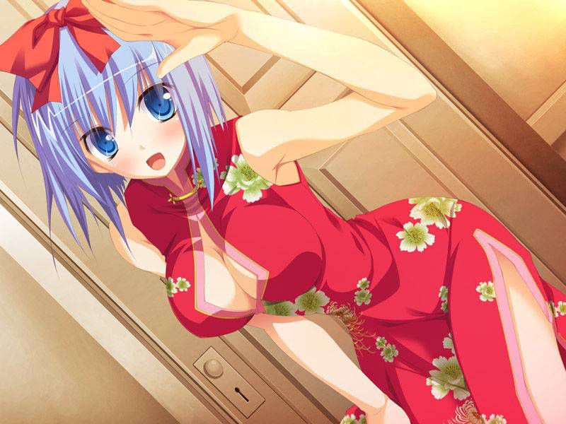 [Secondary] See a girl with a cute china dress (small erotic) 14