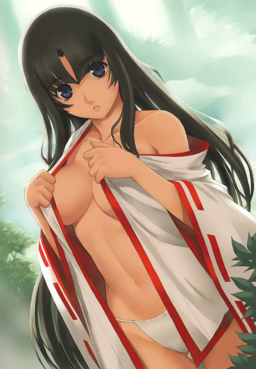 It surpasses the Miko-san with two-dimensional divine power in this power erotic image collection 61 sheets 4