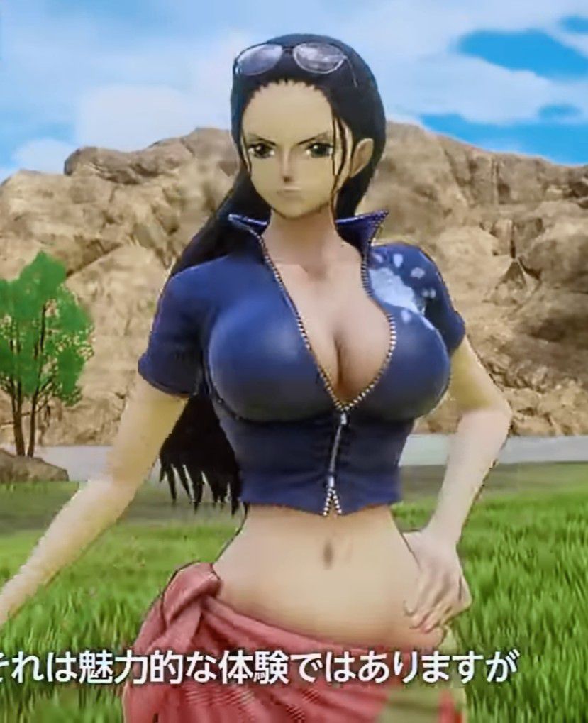 【Good news】One Piece's new game, 3D model are too erotic wwwwww 3
