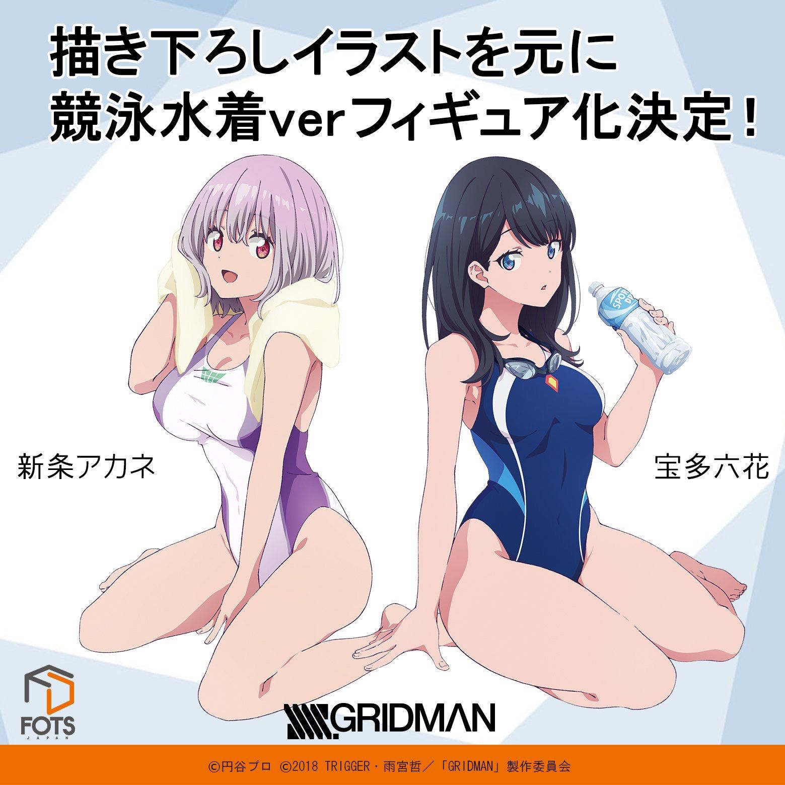 Of the grid man's Rikka and Akane-chan swimsuit figure etch too Warota wwwwwwwwww 1