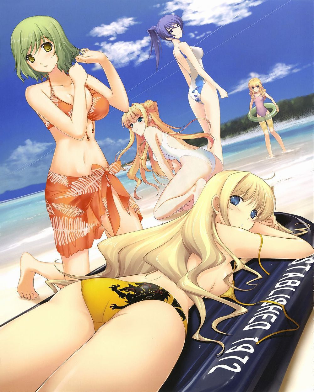 A two-dimensional swimsuit image assortment with dazzling fresh limbs. Vol.27 9