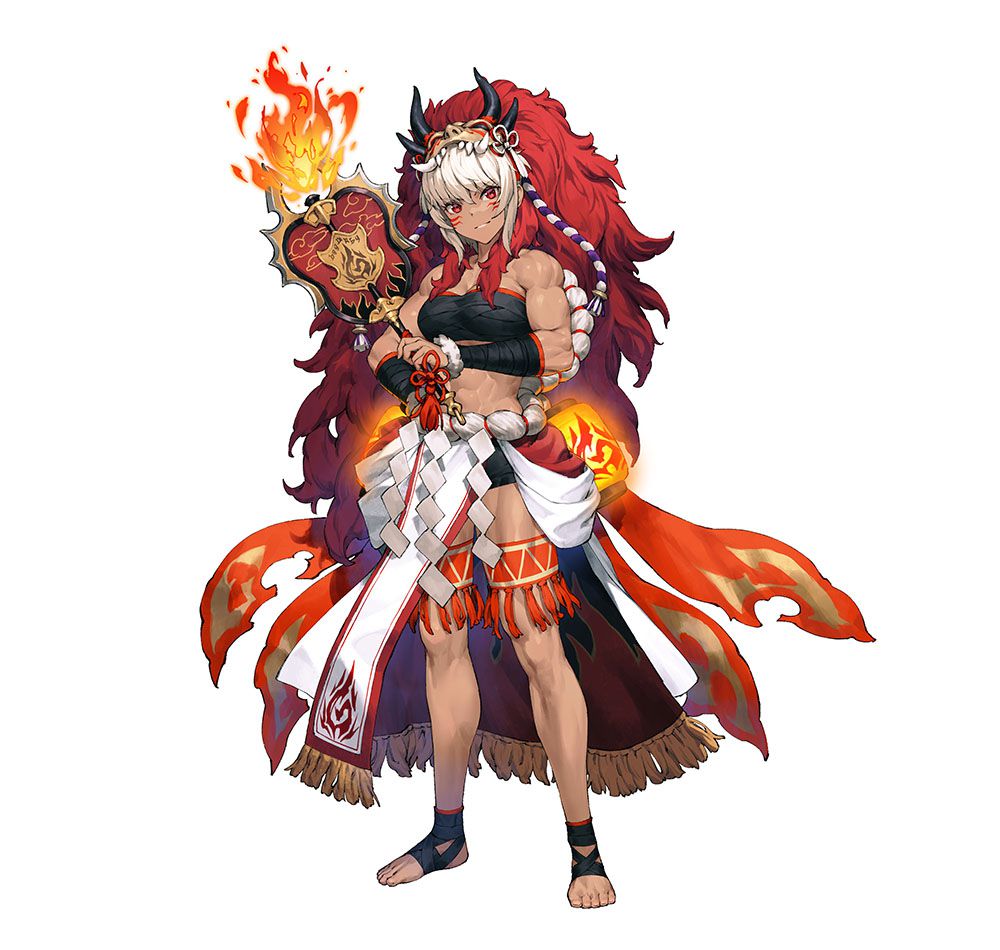 Fire Emblem Heroes Exposing erotic in Lynn and Tana's erotic festive costumes 6