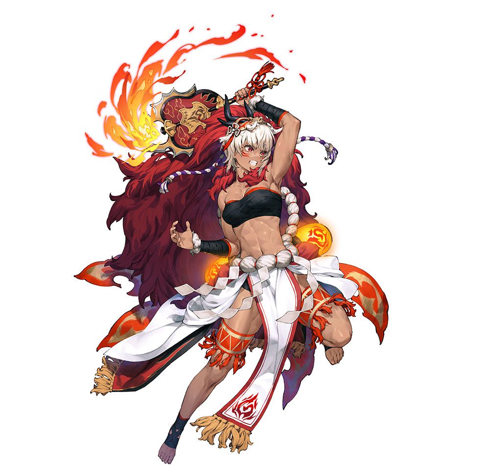 Fire Emblem Heroes Exposing erotic in Lynn and Tana's erotic festive costumes 7