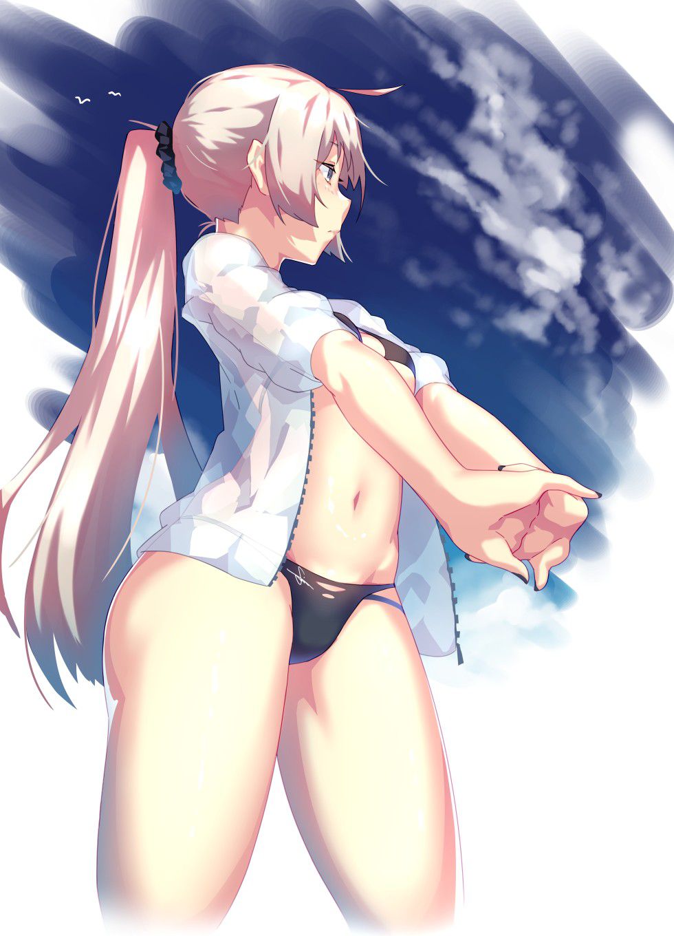 Secondary erotic image of a cute ponytail girl, 24 [ponytail] 2