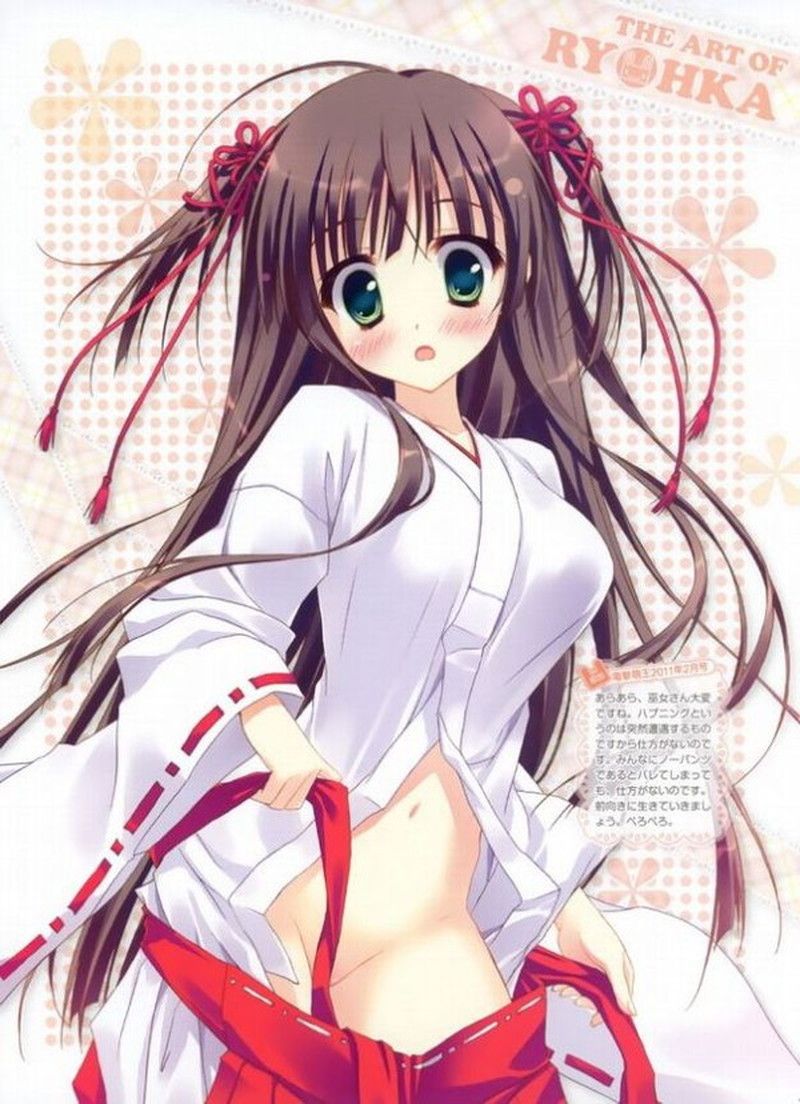 [Secondary] Cute Miko-san moe erotic image thread that cleanse the mind 14