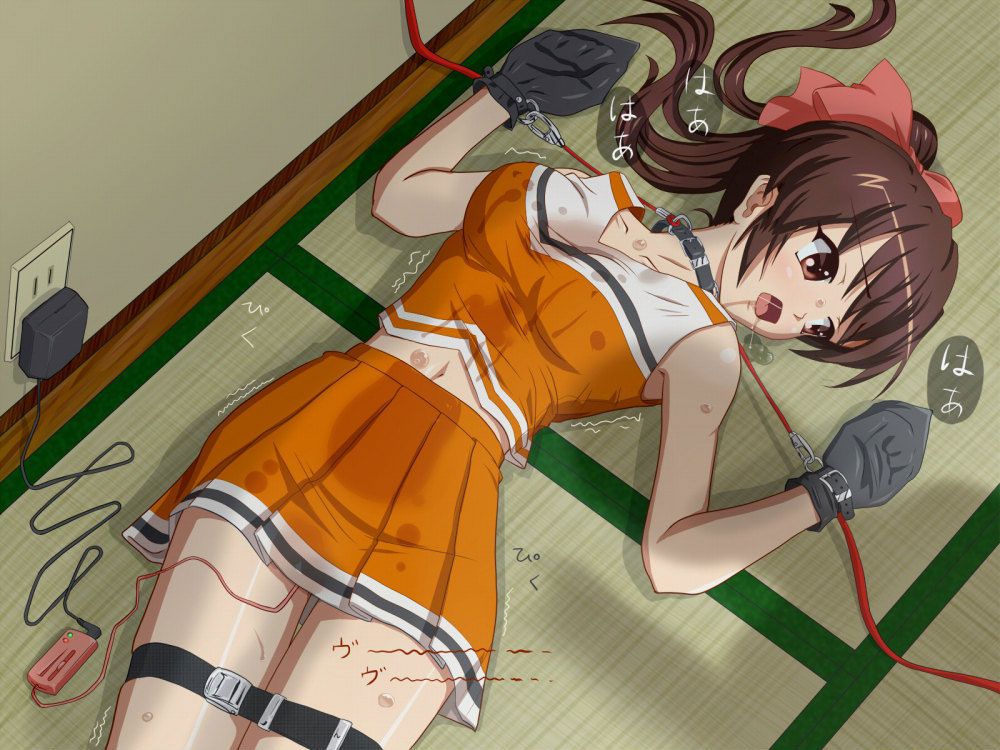 Lewd situation is occurring in cheerleader-ish clothes erotic images 18