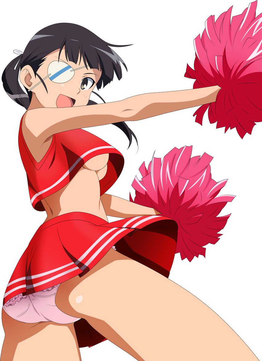 Lewd situation is occurring in cheerleader-ish clothes erotic images 20