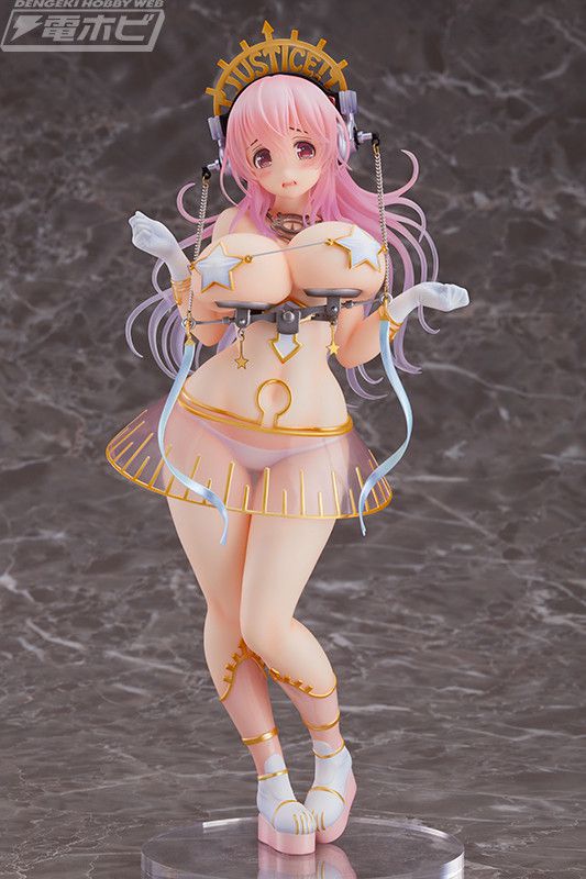 Erotic costume figure of Muchimuchi Oppai and sheer skirt in [super Sonico] Libra Ver! 4