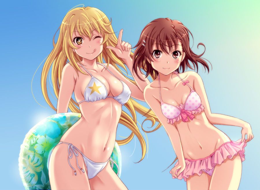 I collected a girl with a pretty swimsuit. 5