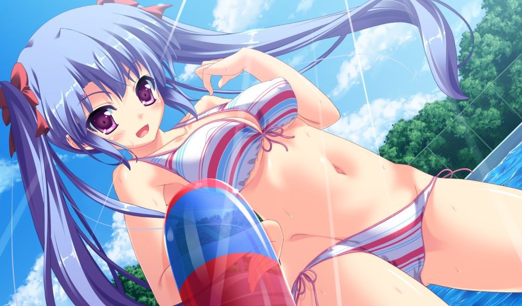 I collected a girl with a pretty swimsuit. 7