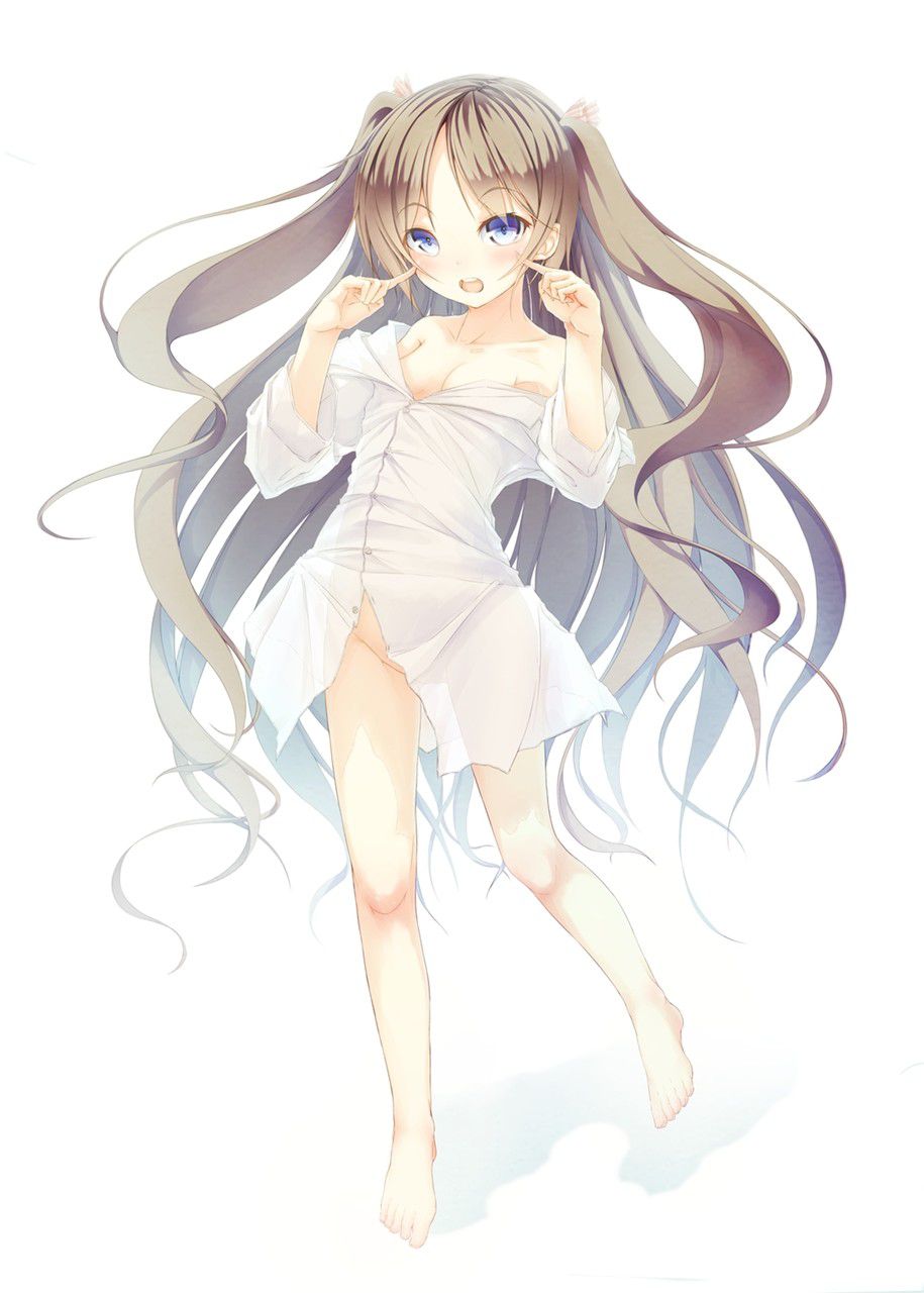 [Loli naked shirt] is wearing a shirt to the bare skin of cute and sexy small breasts lori girl, naked shirt erotic image full of staying feeling at home! 13