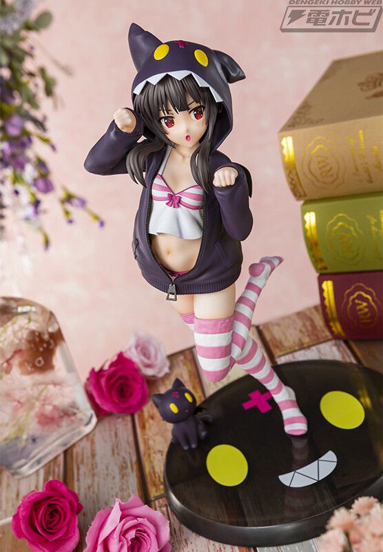 "Bless this wonderful world!" erotic figure in Megumin's hoodie and underwear 3