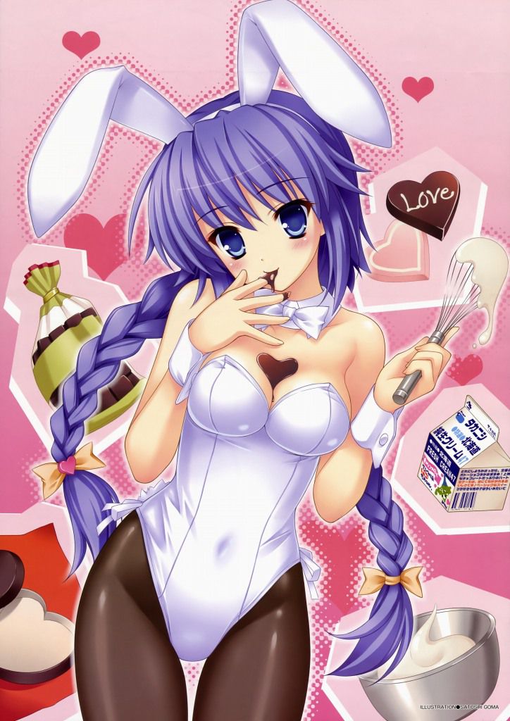 I want to put in the House to serve with something of a cute and erotic bunny girl in the Highleg Rabbit ear Erotic Image Collection part11 18